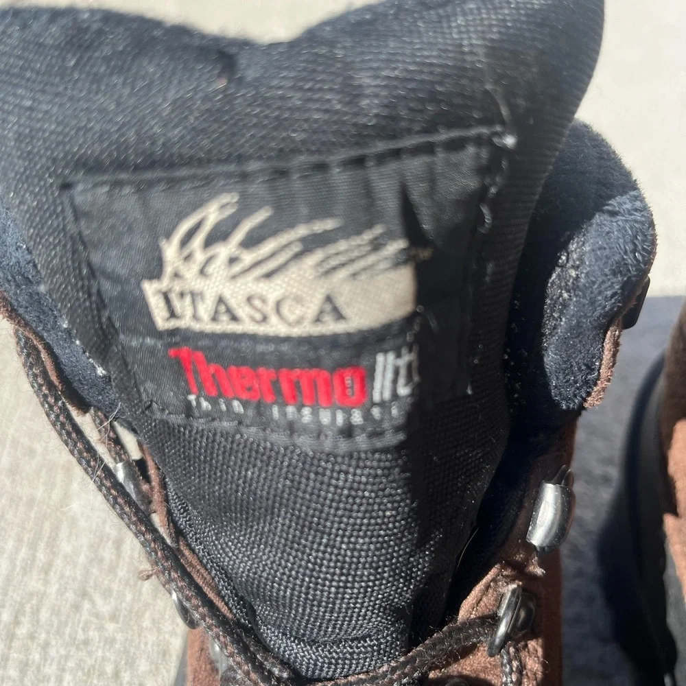 Itasca Men's Brown and Black Boots